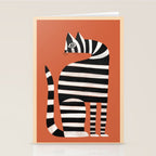The Striped Cat II Stationery Card Gallery Image 2