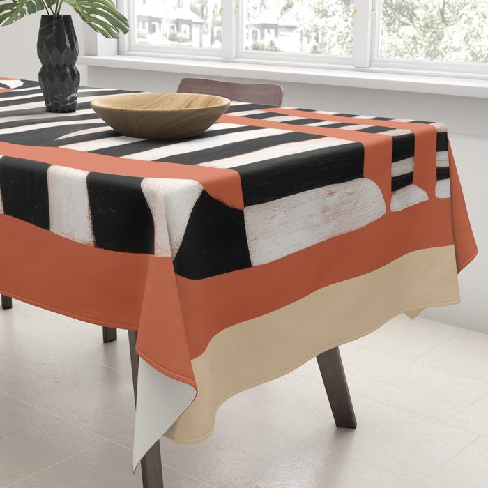 The Striped Cat II Tablecloth Gallery Image 3