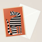 The Striped Cat II Stationery Card Gallery Image 2