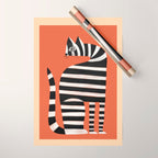 The Striped Cat II Wrapping Paper Gallery Image 1