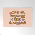 Sorry I'm Overwhelmed and Dissociating Welcome Mat Gallery Image 1