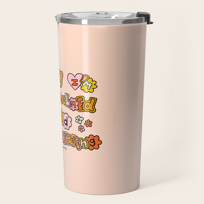 Sorry I'm Overwhelmed and Dissociating Travel Mug Gallery Image 2