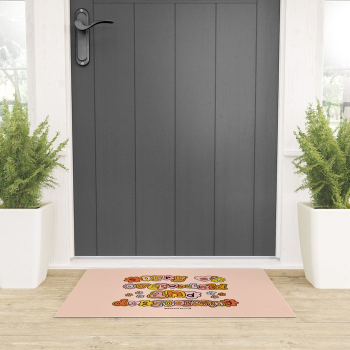 Sorry I'm Overwhelmed and Dissociating Welcome Mat Gallery Image 3