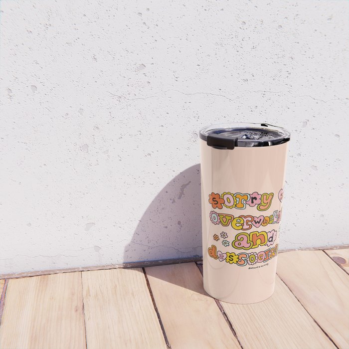 Sorry I'm Overwhelmed and Dissociating Travel Mug Gallery Image 4