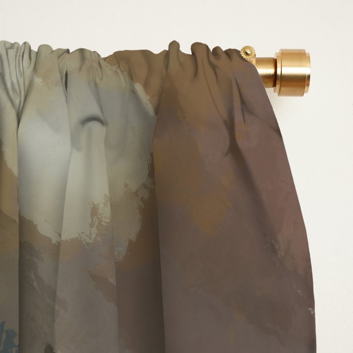 Organic Earth Palette Window Curtain Gallery Image 2