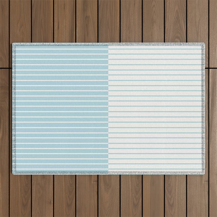 Color Block Lines XXIII Outdoor Rug Gallery Image 1