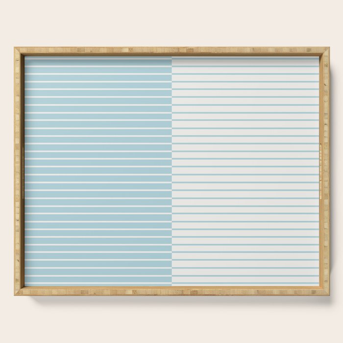 Color Block Lines XXIII Serving Tray Gallery Image 1