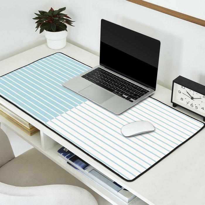Color Block Lines XXIII Desk Mat Gallery Image 2