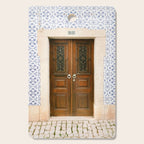 Ericeira door | Portugal travel photography print | Pastel wanderlust vibes  Cutting Board Gallery Image 1