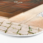 Ericeira door | Portugal travel photography print | Pastel wanderlust vibes  Bath Mat Gallery Image 3