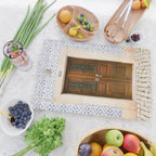 Ericeira door | Portugal travel photography print | Pastel wanderlust vibes  Cutting Board Gallery Image 2