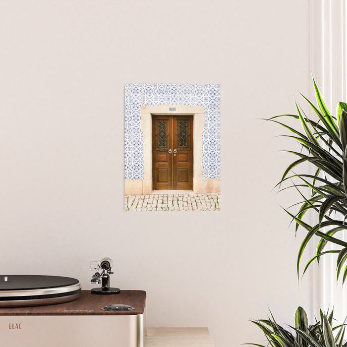 Ericeira door | Portugal travel photography print | Pastel wanderlust vibes  Poster Gallery Image 2