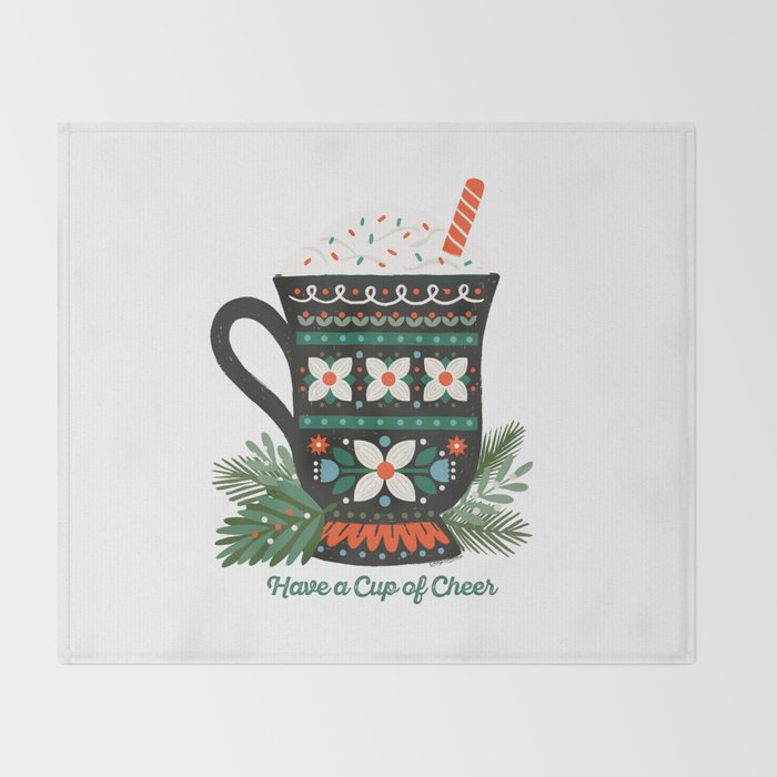 Cup of Cheer Throw Blanket Gallery Image 2