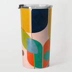 floral shapes III Travel Mug Gallery Image 3