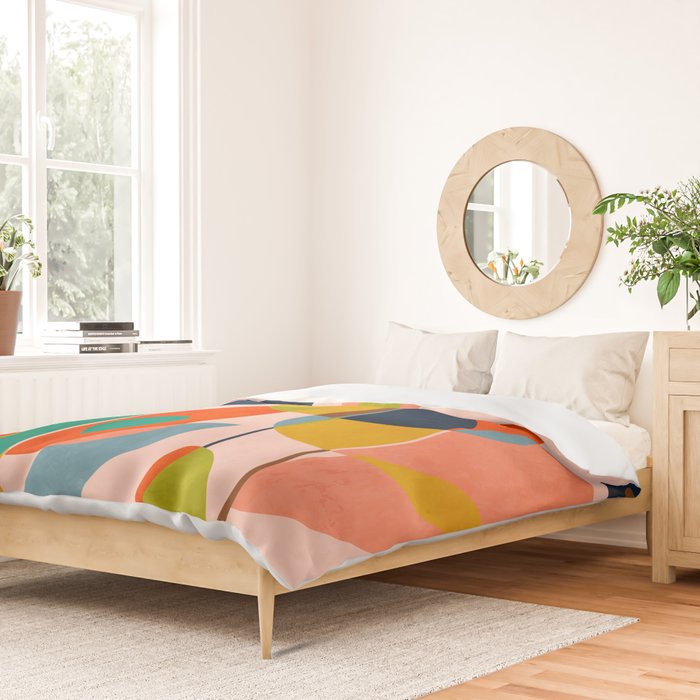 floral shapes III Duvet Cover Gallery Image 2