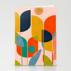 floral shapes III Stationery Card Gallery Image 2
