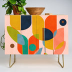 floral shapes III Credenza Gallery Image 1
