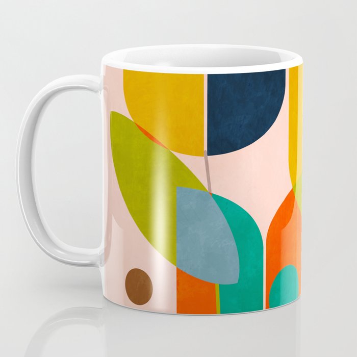 floral shapes III Coffee Mug Gallery Image 3