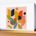 floral shapes III Wall Mural Gallery Image 2