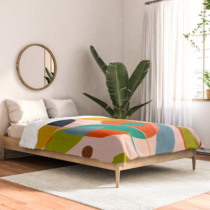 floral shapes III Comforter Gallery Image 2