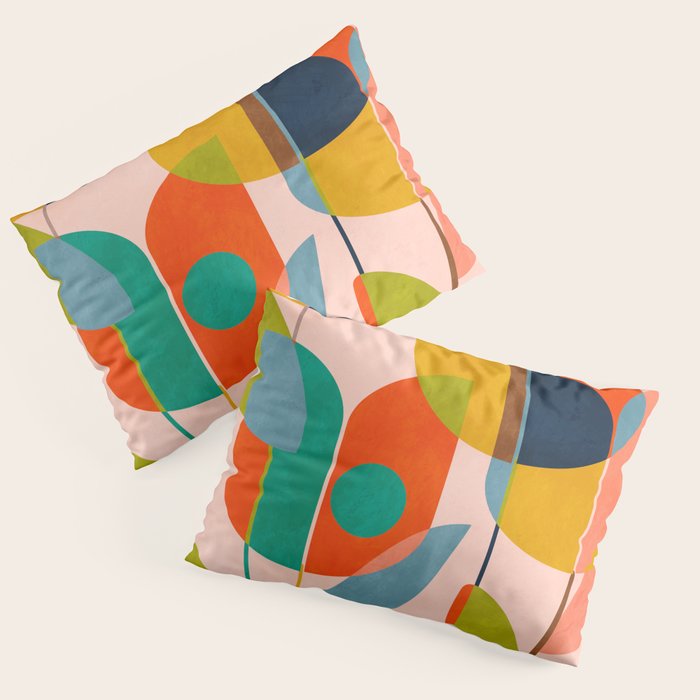 floral shapes III Pillow Sham Gallery Image 3