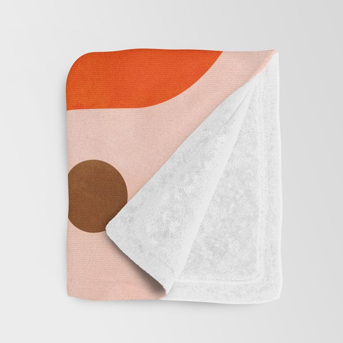 floral shapes III Throw Blanket Gallery Image 3