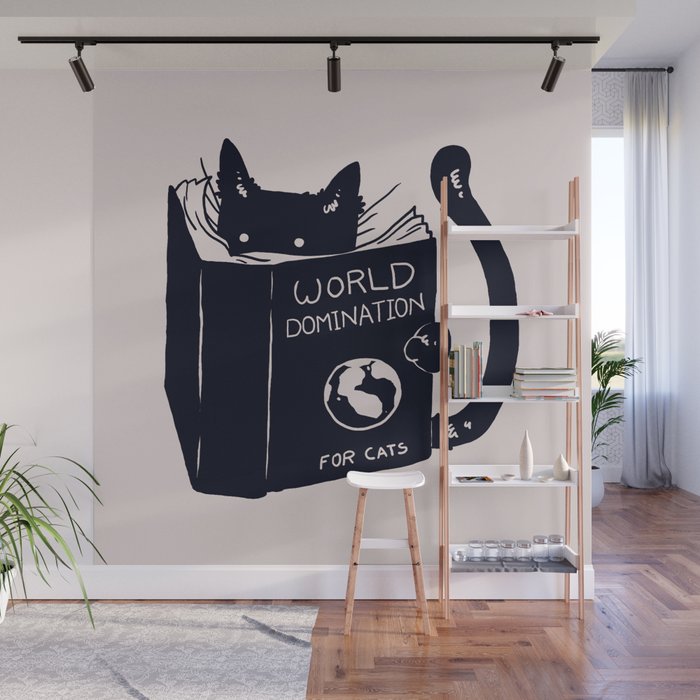 World Domination For Cats Wall Mural Gallery Image 1