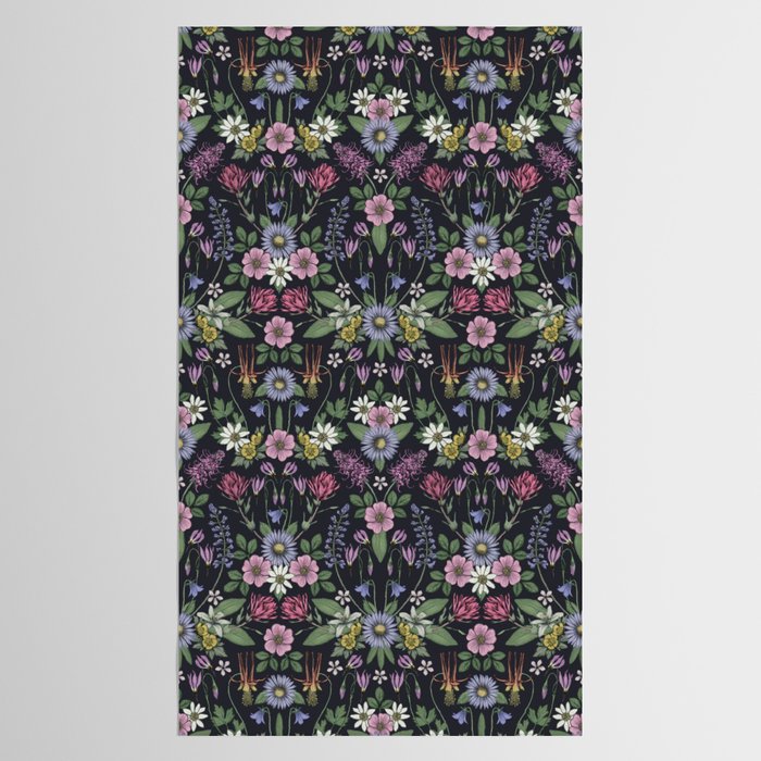Mount Rainier Wildflowers Tablecloth Gallery Image 2