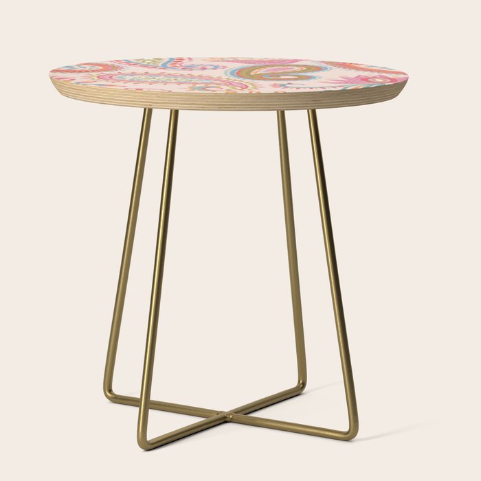 Eclectic Paisley Charm Side Table Gallery Image 1