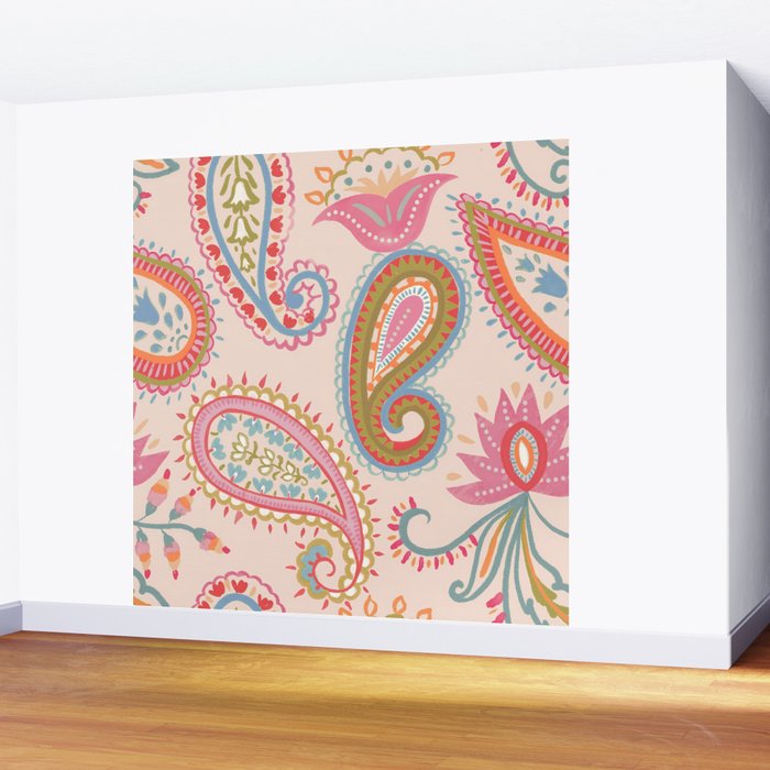 Eclectic Paisley Charm Wall Mural Gallery Image 2
