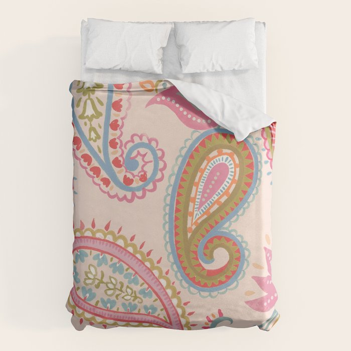 Eclectic Paisley Charm Duvet Cover Gallery Image 6
