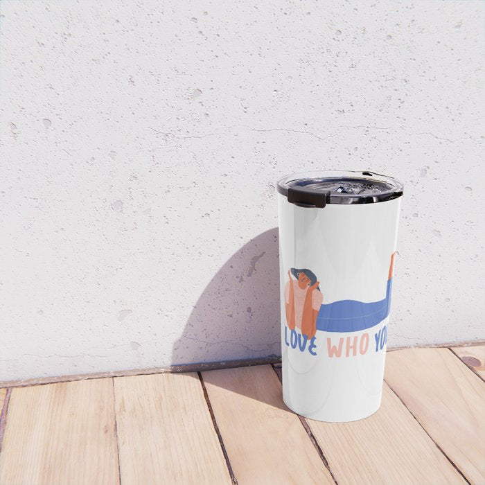 Love who you are Travel Mug Gallery Image 4