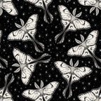 Luna Moth In Black and White Coffee Mug Gallery Image 2