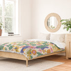 Evelyn floral pattern Duvet Cover Gallery Image 2