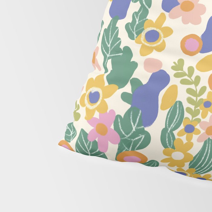 Evelyn floral pattern Pillow Sham Gallery Image 4