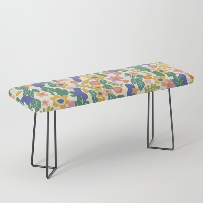 Evelyn floral pattern Bench Gallery Image 1