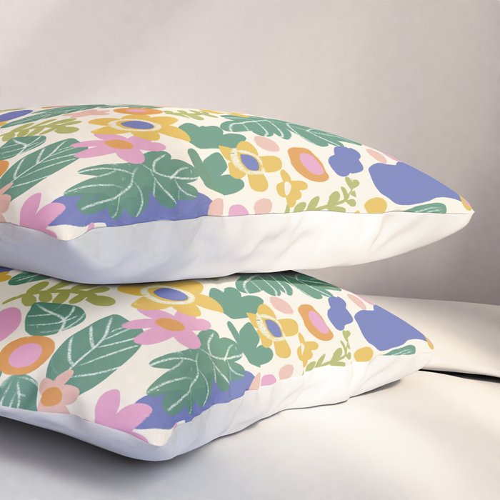 Evelyn floral pattern Pillow Sham Gallery Image 3