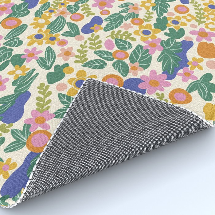 Evelyn floral pattern Rug Gallery Image 4