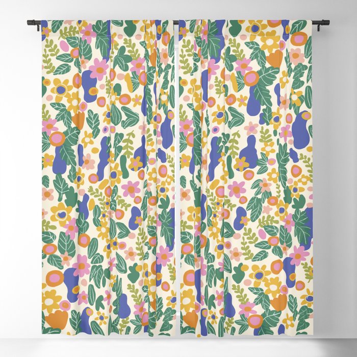 Evelyn floral pattern Window Curtain Gallery Image 5