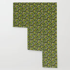Modern Yellow & Green Floral Pattern Wallpaper Gallery Image 3