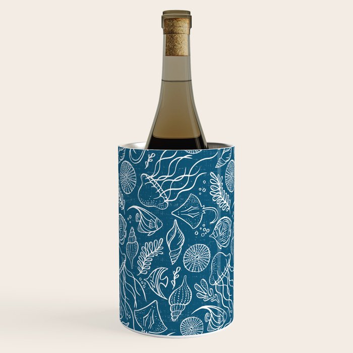 Sea Life - Marine Blue Wine Chiller Gallery Image 3