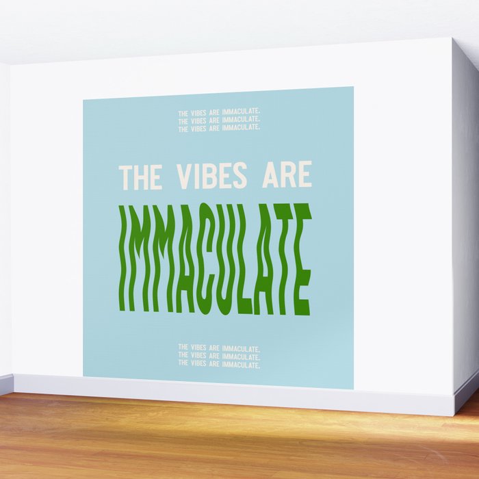 Immaculate Vibes Wall Mural Gallery Image 2