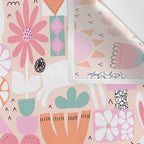 Cute Bunnies Pink Wall Tapestry Gallery Image 3