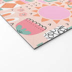 Cute Bunnies Pink Welcome Mat Gallery Image 2