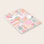 Cute Bunnies Pink Notebook Gallery Image 3