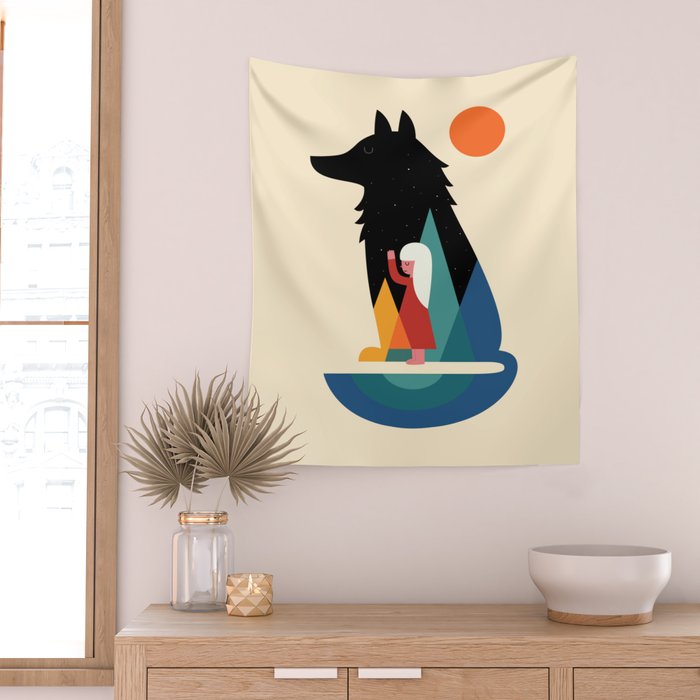 Best Friend Wall Tapestry Gallery Image 2