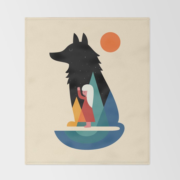 Best Friend Throw Blanket Gallery Image 2