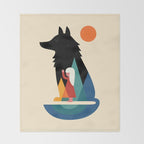 Best Friend Throw Blanket Gallery Image 2