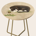 Minhwa: cat & butterfly 2 (Korean traditional/folk art)  Side Table Gallery Image 2