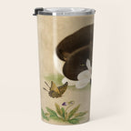 Minhwa: cat & butterfly 2 (Korean traditional/folk art)  Travel Mug Gallery Image 3